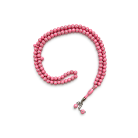 Tasbeeh met steentjes - Roze