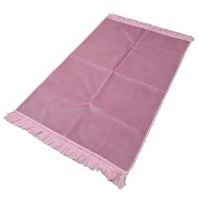 Fluweel gebedskleed | Roze