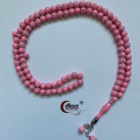 Tasbeeh met steentjes - Roze