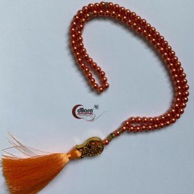 Parel tasbeeh oranje