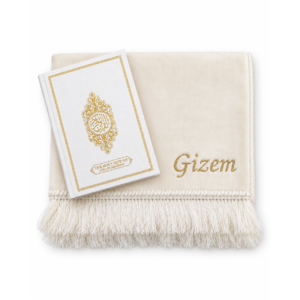 Alternative view of Fluweel gebedskleed | Beige