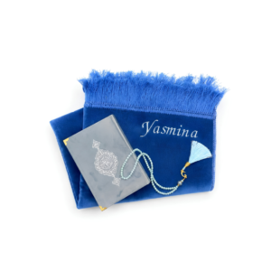 Alternative view of Fluweel gebedskleed | Blauw