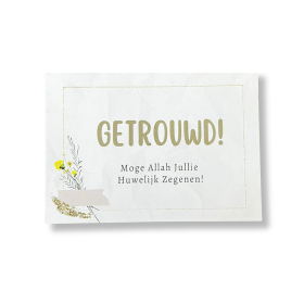 Wenskaart | Getrouwd