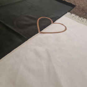 Couple Set | Heart | Beige - Zwart