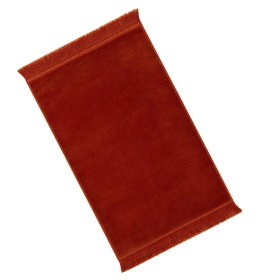 Fluweel gebedskleed | Aardbei rood
