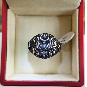 925 Zilver Ottomaanse Staat Wapen ring