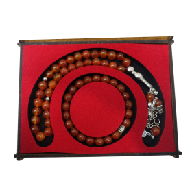 Agaat/Akik Luxe Tasbeeh & Armband