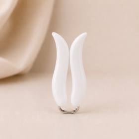 Hijab pin Tulp | Wit