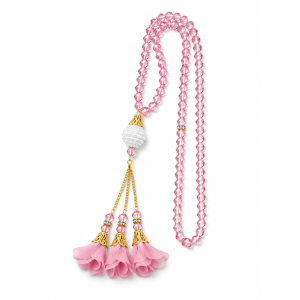 Tasbeeh met Bloemen - Roze