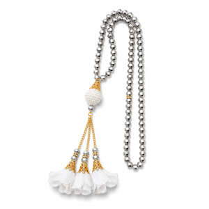 Tasbeeh met Bloemen - Zilver