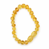 Barnsteen Kinderarmband –  Licht Amber 13 cm