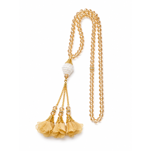 Tasbeeh met Bloemen - Goud