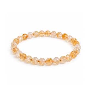 Citrien Kralenarmband – 8 mm
