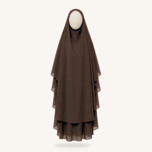 Khimaar  Mokka – Şifon 3 Katlı