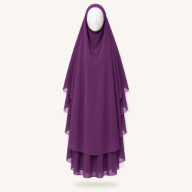 Khimaar Pruim – Şifon 3 Katlı
