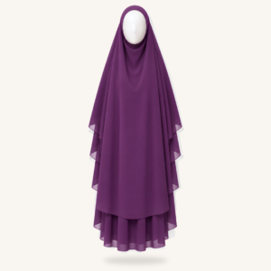 Khimaar Pruim – Şifon 3 Katlı