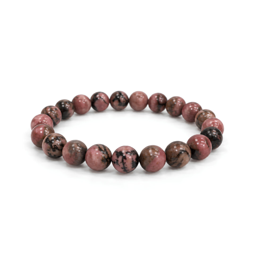 Rhodoniet Kralenarmband – 8 mm