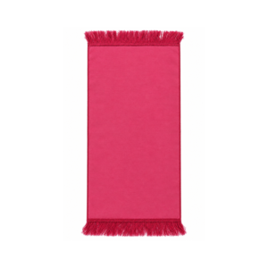 Effen Kindergebedskleed met Franjes – Roze