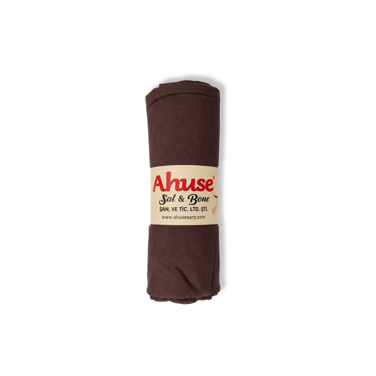 Jersey Hoofddoek - Donkerbruin