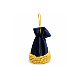 Luxe Tesbih Zakje – Donkerblauw& Goud