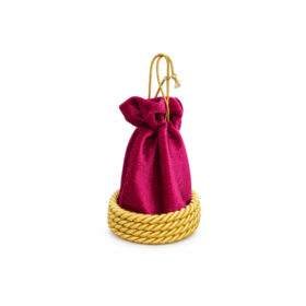 Luxe Tesbih Zakje – Hotpink & Goud