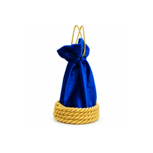Luxe Tesbih Zakje – Blauw & Goud