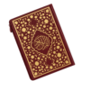 Koran Hafiz Formaat met Rits – Hattat Hamid Aytaç |Bordeauxbruin