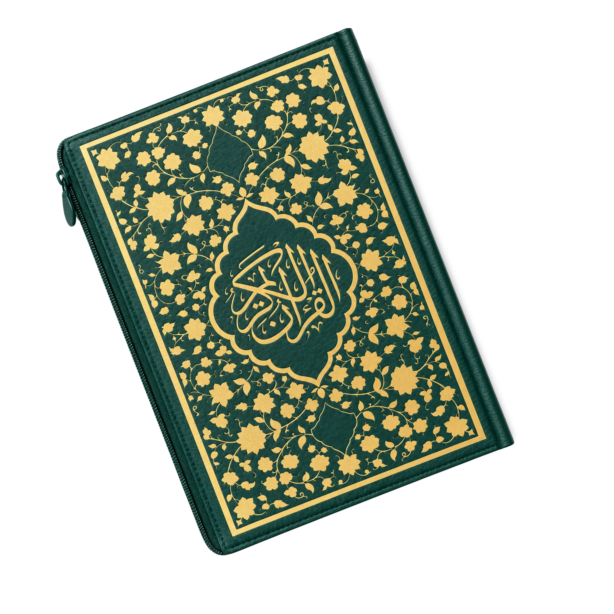 Koran Hafiz Formaat met Rits – Hattat Hamid Aytaç | Donkergroen