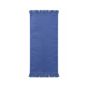 Effen Kindergebedskleed met Franjes – Blauw
