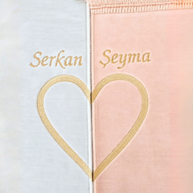 Couple Set l Zalm& Wit